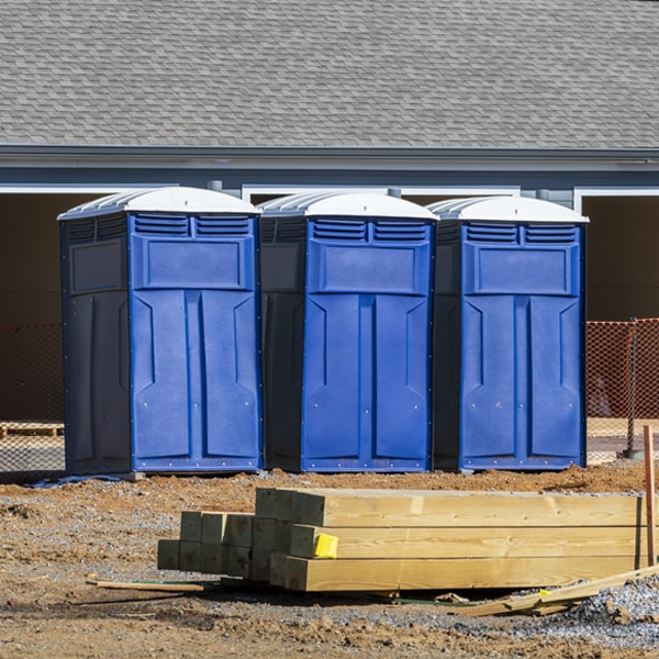 are there any restrictions on what items can be disposed of in the portable restrooms in Mena